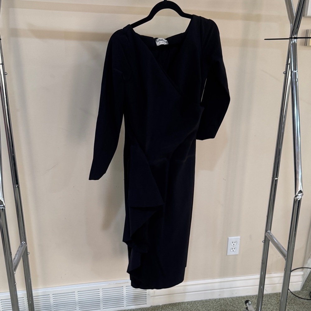 Chiara Boni Black Long Sleeve Dress